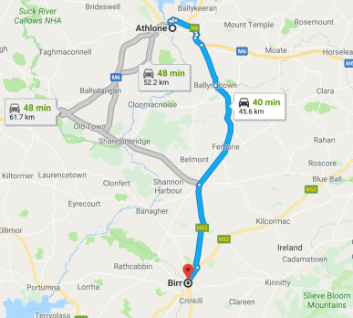 Athlone to Birr