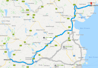 Athlone to Tollymore